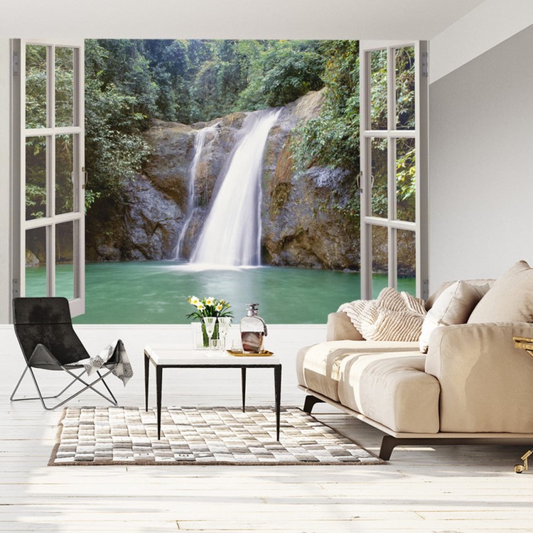 Fototapeta Waterfall Near Iligan Town, Mindanao, Philippines