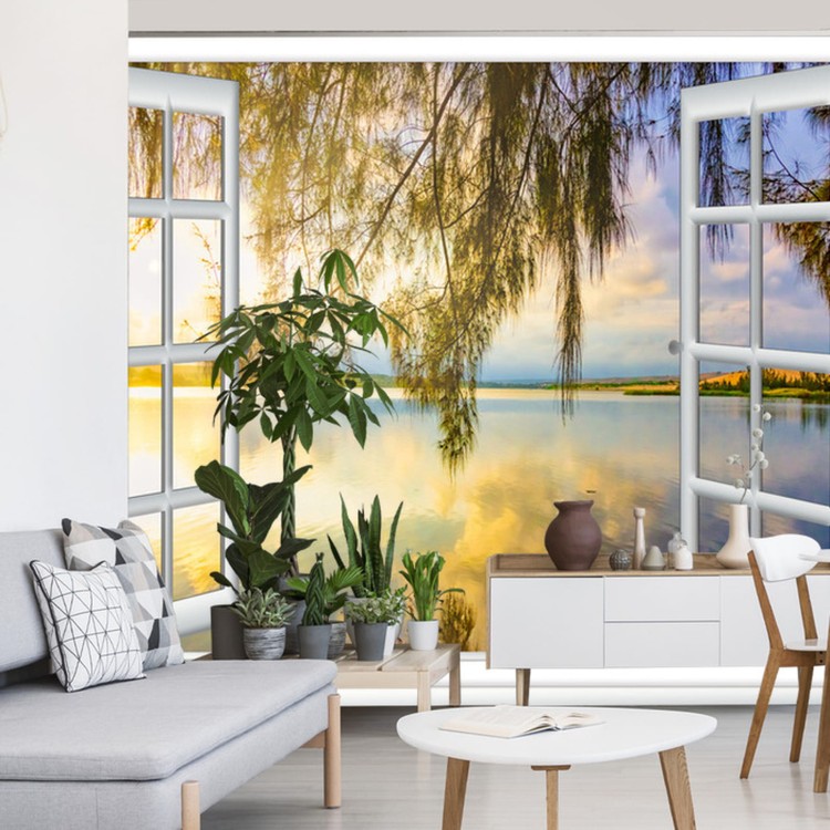 Fototapeta Ocean View Window Paradise