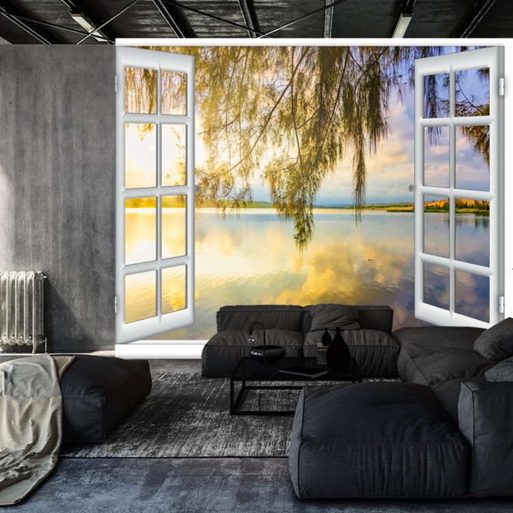 Fototapeta Ocean View Window Paradise
