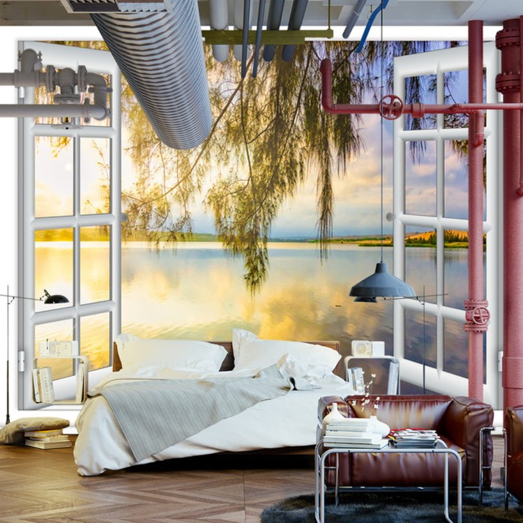 Fototapeta Ocean View Window Paradise