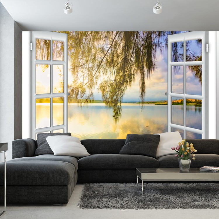 Fototapeta Ocean View Window Paradise