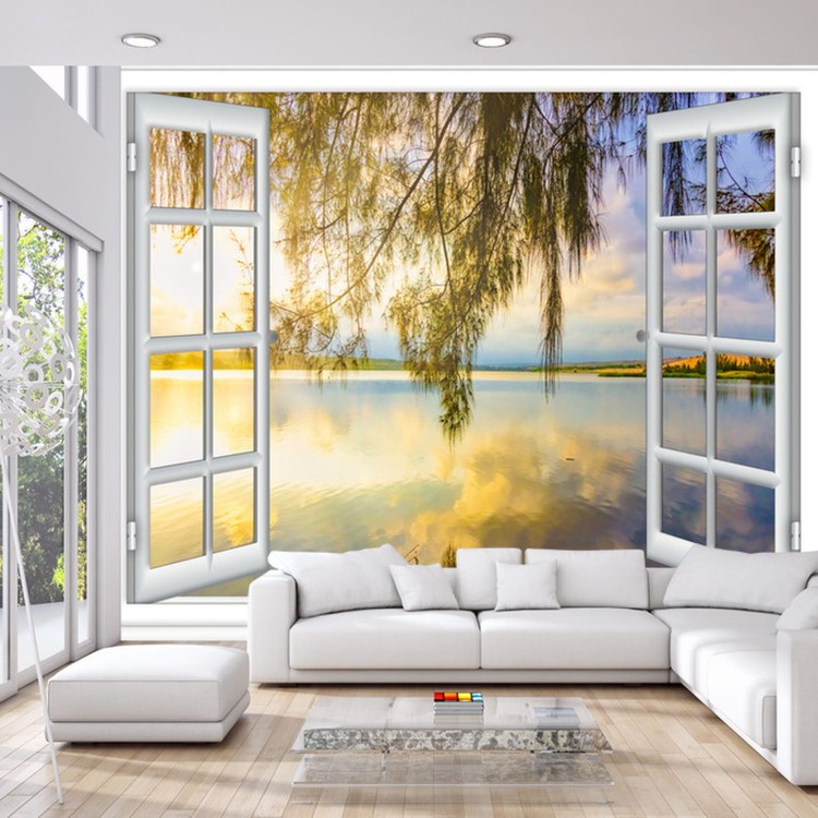 Fototapeta Ocean View Window Paradise