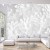 Fototapeta Beautiful, Elegant Paper Flower In The Style Of Hand-Made On A White Wall. 3D