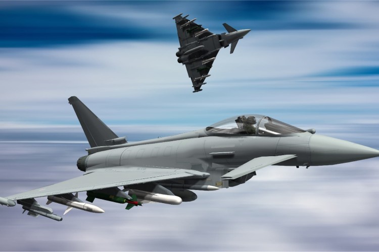 Fototapeta Myśliwiec Wojskowy