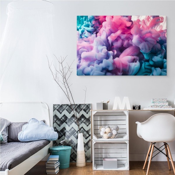 Obraz Na Płótnie Kolorowa Farba Abstrakcyjna