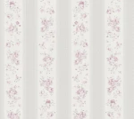 Tapeta 39069-2 Maison Charme AS Creation Tapeta w paski, kwiaty i kropki - szaro-biało-różowa