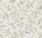 Tapeta 38962-2 Premium Wall 2 AS Creation tapeta z motywem liści kwiatowych, strukturalna, połyskująca – biała, szara, beżowa
