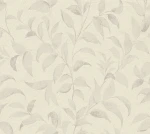 Tapeta 38962-5 Premium Wall 2 AS Creation tapeta kwiatowa z liśćmi o połyskującej fakturze – szara, srebrna