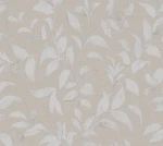 Tapeta 38962-6 Premium Wall 2 AS Creation tapeta z motywem liści kwiatowych, mieniąca się fakturą – szara, srebrna