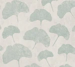 Tapeta 38966-3 Premium Wall 2 AS Creation tapeta w kwiaty w liście matowa struktura – szara, biała, miętowa