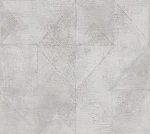 Tapeta 38976-1 Premium Wall 2 AS Creation tapeta z graficznym wzorem trójkątów metaliczna błyszcząca struktura – szara, srebrna