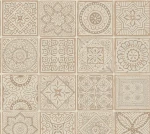 Tapeta 38921-3 Terra AS Creation Tapeta flizelinowa z mozaiką imitującą kafelki - róż, krem, metalik