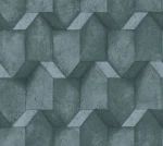 Tapeta 38827-1 THE BoS AS Creation tapeta 3d o wyglądzie betonu ze szczegółami strukturalnymi – niebieska