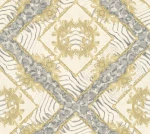 Tapeta 34904-2 Versace 3 AS Creation tapeta Versace gold decor & animal print – kremowa, metaliczna