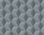 TAPETA AS Life 3 96255-2 Geometryczny szary wzór efekt 3D Outlet 1 rolka