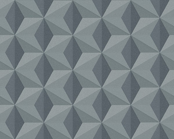 Tapeta 96255-2 LIFE 3 AS Creation 3D sześciany szare trójwymiarowa