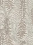 Tapeta 39347-5 A.S. Creation Famous Garden tapeta flizelinowa kwiatowa z liśćmi paproci o lekkiej strukturze, matowa – szara, beżowa, szarobrązowa