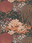 Tapeta 39350-4 A.S. Creation Famous Garden tapeta flizelinowa kwiatowa z liśćmi lekko strukturowanymi, matowa – czarna, czerwona, różowa