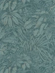Tapeta 39560-3 A.S. Creation Smart Surfaces tapeta na flizelinie kwiatowej z motywem liści palmowych – niebieski, benzyna, srebrny