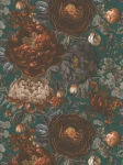 Tapeta 39979-3 A.S. Creation Michalsky 5 tapeta na flizelinie michalsky z dużym wzorem kwiatowym w stylu vintage – zielony, szary, pomarańczowy