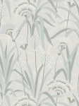 Tapeta 39936-3 A.S. Creation French Affair tapeta flizelinowa kwiaty i trawy w stylu retro – szara, niebieska, zielona
