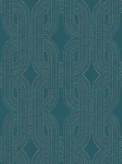 Tapeta 39937-3 A.S. Creation French Affair tapeta na flizelinie z abstrakcyjnym graficznym wzorem retro – niebieski, zielony, beżowy