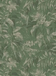 Tapeta 78203-6 A.S. Creation Metropolitan Stories. Hot Spots ciemna, egzotyczna tapeta na flizelinie z tropikalnym wzorem liści i delikatną strukturą – zieleń, złoto, metalik