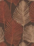 Tapeta 78673-5 A.S. Creation Metropolitan Stories. Hot Spots egzotyczna tapeta na flizelinie z żywym wzorem liści palmowych i delikatną strukturą – brąz, czerwień, beż