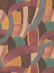 Tapeta 78214-1 A.S. Creation Anna D'Andrea dynamiczna tapeta na flizelinie o abstrakcyjnym, zakrzywionym wzorze, o drobnej strukturze – kolorowa