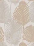 Tapeta 78673-1 A.S. Creation Metropolitan Stories. Hot Spots nowoczesna tapeta na flizelinie z motywem stylizowanych liści palmowych i delikatną strukturą – krem, beż, szarość