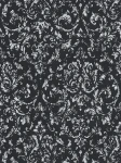 Tapeta 30660-6 AP Metallic Silk AS Creation czarny ornament z srebrnym połyskiem - czarna, srebrna