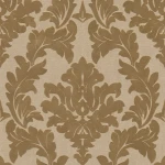 Tapeta 33580-2 AP Castello AS Creation barokowa z ornamentem i efektem tekstury w kolorze starego złota - metaliczny