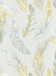 Tapeta 35896-1 Four Seasons AS Creation tekstylna z motywem piór w wiejskim stylu - szara