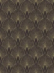 Tapeta 37427-3 New Walls AS Creation tapeta w stylu art deco ze złotymi akcentami – czerń, złoto