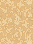 Tapeta 95490-3 Tessuto AS Creation tekstura tkaniny i wytłoczony wzór ornamentu – żółty, metaliczny