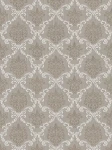 Tapeta 95629-6 Tessuto AS Creation flizelinowa z ornamentalnym wzorem w stylu kolonialnym - beż, szarość