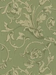 Tapeta 95633-4 Tessuto AS Creation flizelinowa ornamenty roślinne z efektem tekstury - zielona
