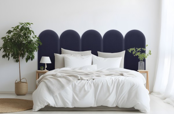 Panel Tapicerowany Magic Velvet Lawendowy 30cm