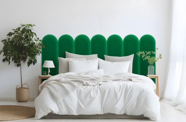 Panel Tapicerowany Magic Velvet Zielony 20cm