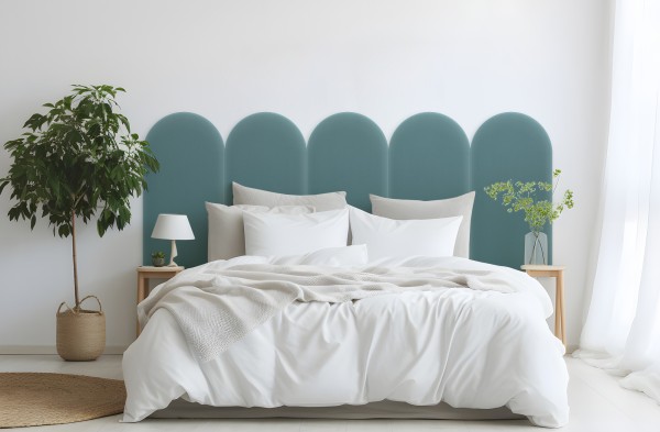 Panel Tapicerowany Magic Velvet Lazurowy 30cm