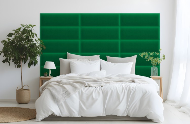 Panel Tapicerowany Magic Velvet Zielony