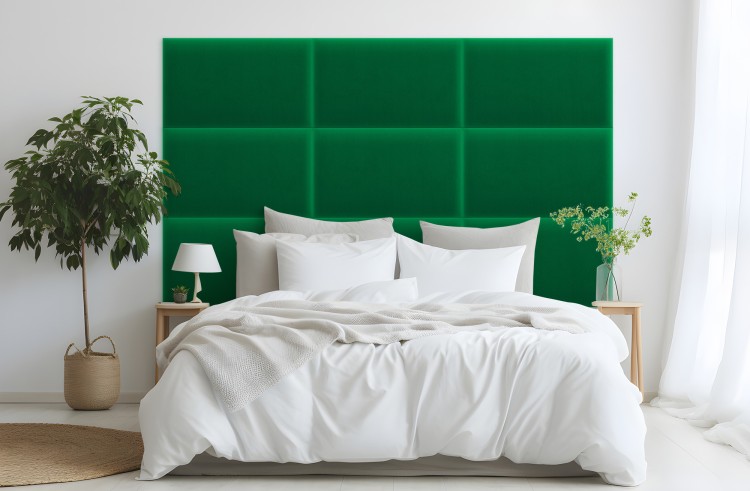 Panel Tapicerowany Magic Velvet Zielony