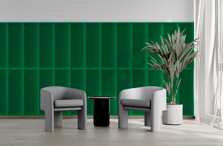 Panel Tapicerowany Magic Velvet Zielony