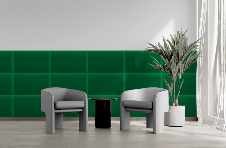 Panel Tapicerowany Magic Velvet Zielony