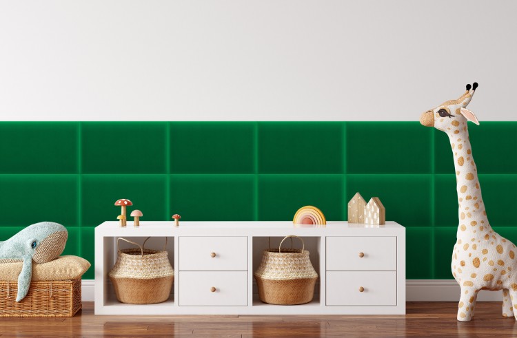 Panel Tapicerowany Magic Velvet Zielony
