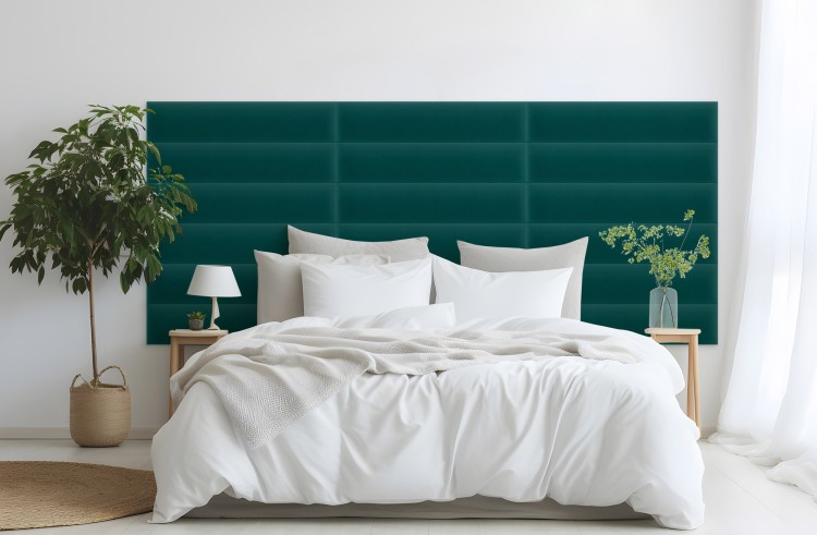 Panel Tapicerowany Magic Velvet Turkusowy
