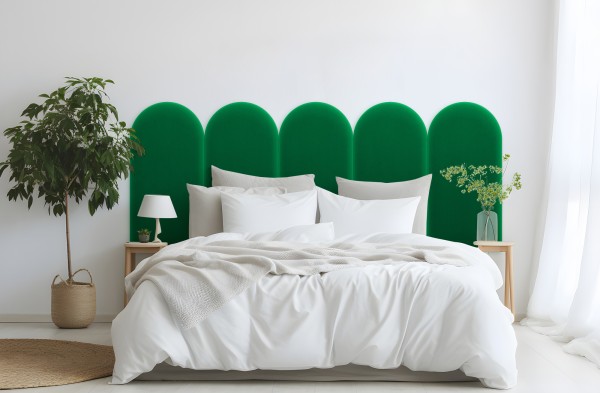 Panel Tapicerowany Magic Velvet Zielony 30cm