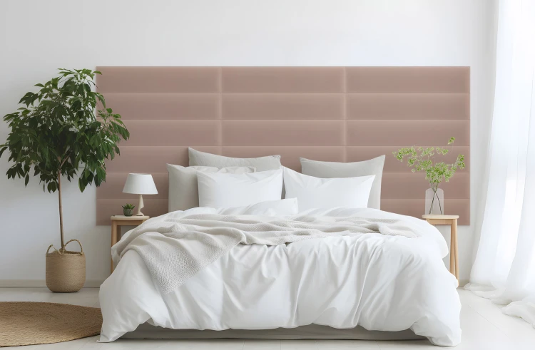 Panel Tapicerowany Magic Velvet Pudrowy Róż