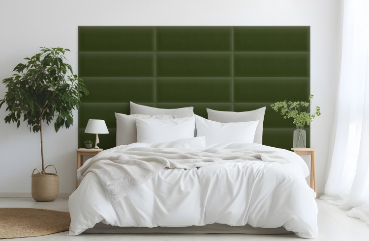 Panel Tapicerowany Magic Velvet Khaki