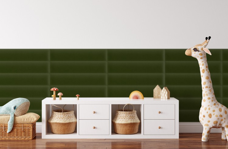 Panel Tapicerowany Magic Velvet Khaki